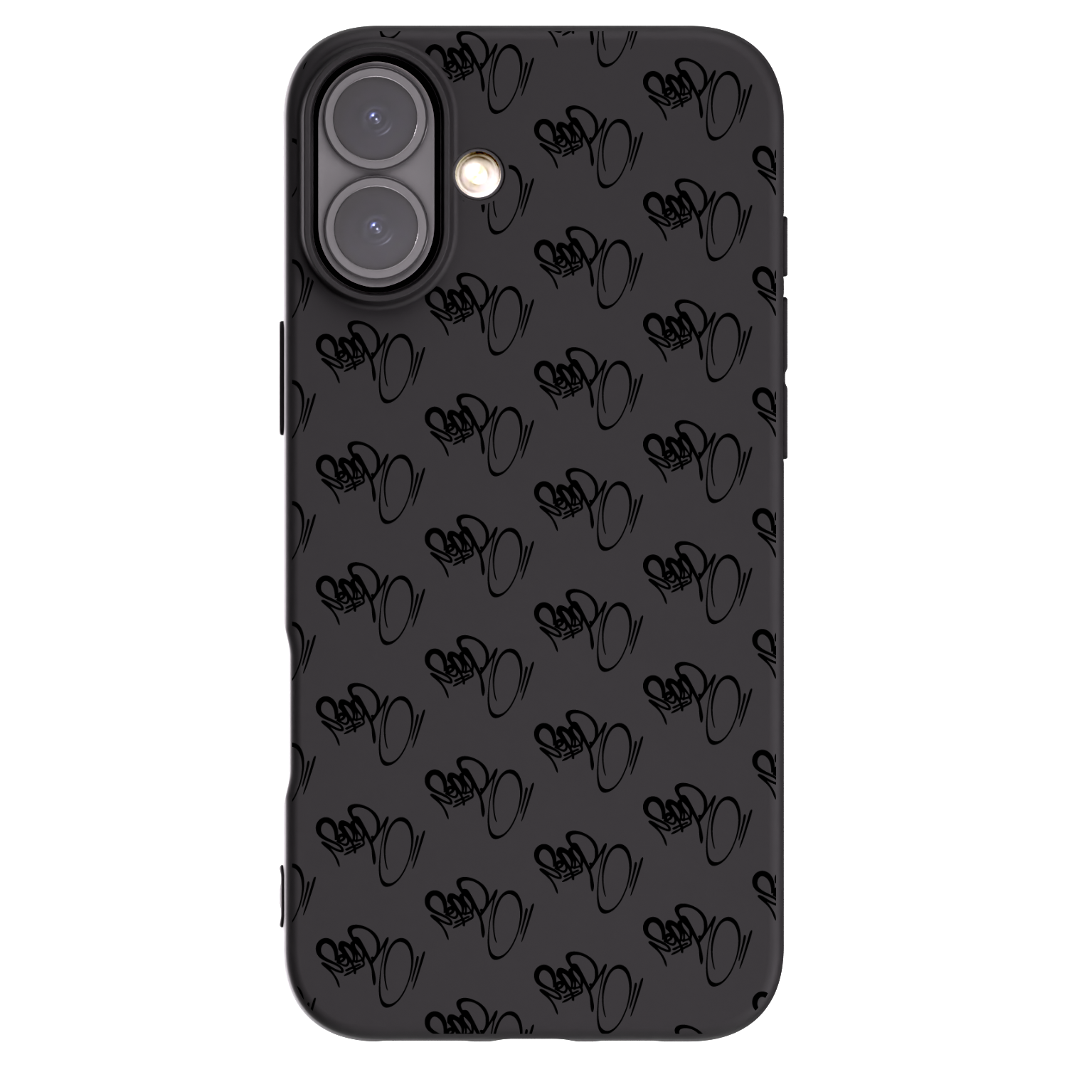 Picasee silikonový černý obal pro Apple iPhone 16 Plus - Separ - Black On Black 1