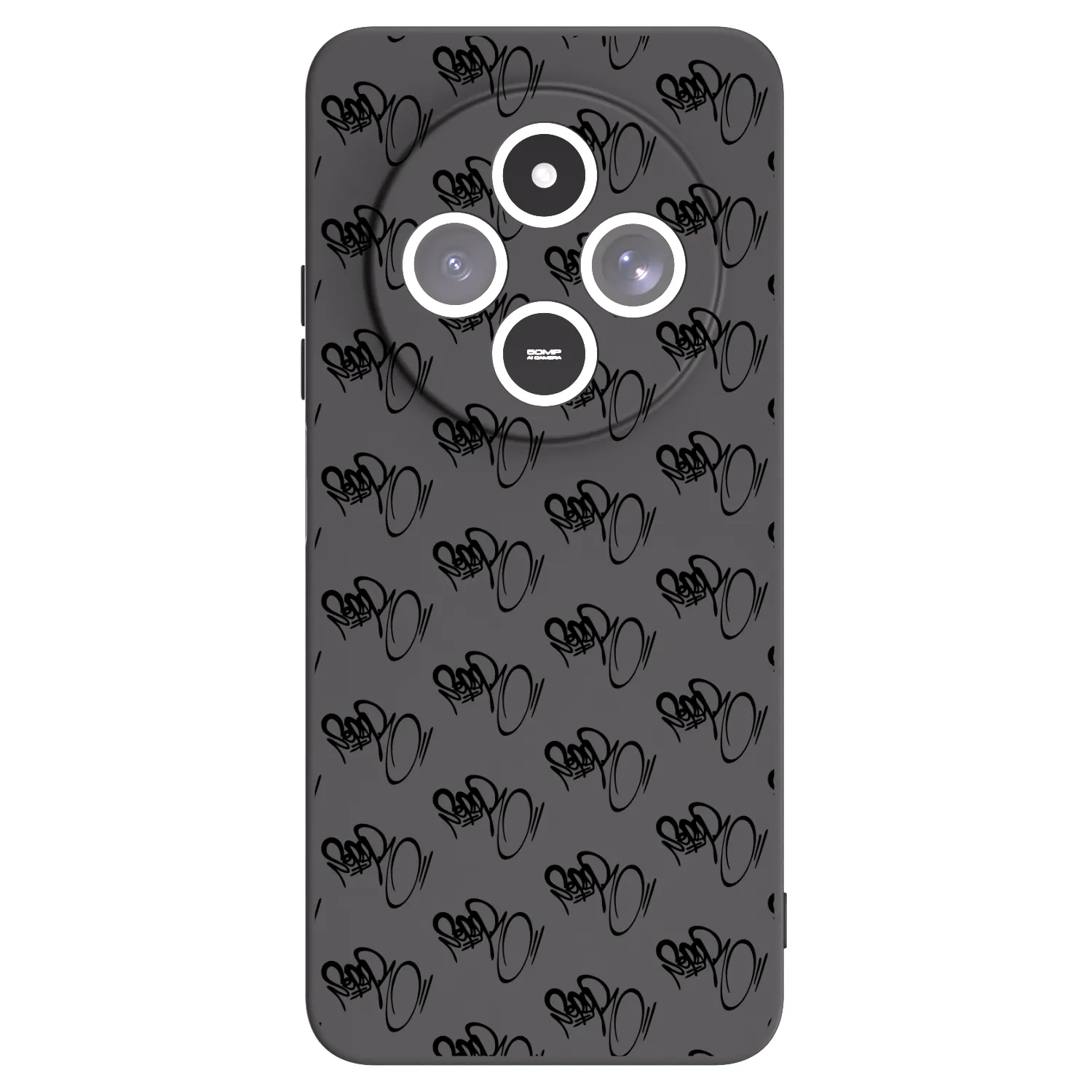Picasee silikonový černý obal pro Xiaomi Redmi 14C - Separ - Black On Black 1