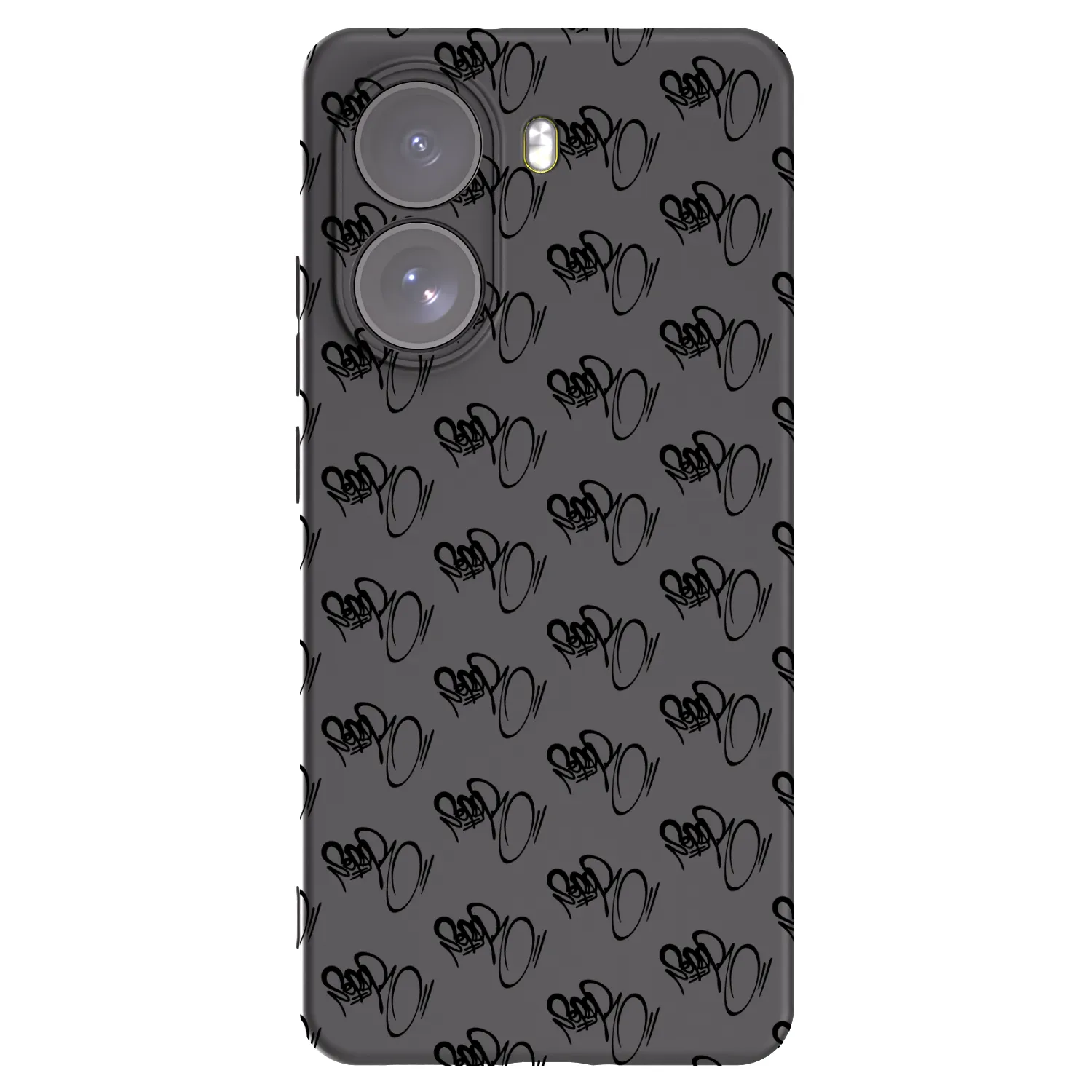 Picasee silikonový černý obal pro Xiaomi Poco X7 - Separ - Black On Black 1