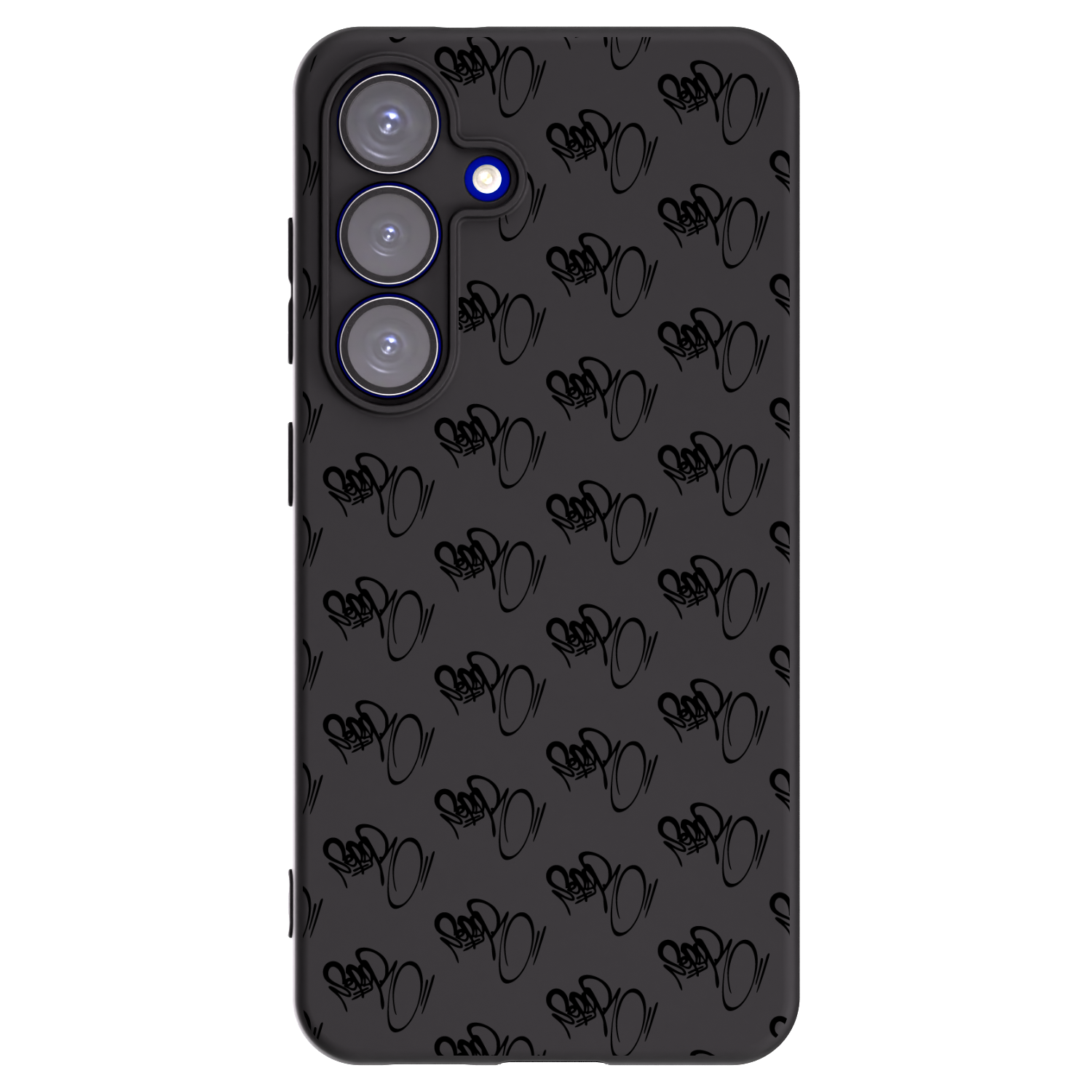 Picasee silikonový černý obal pro Samsung Galaxy S25 5G - Separ - Black On Black 1