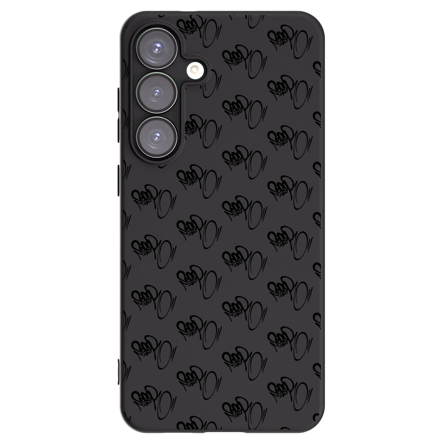Picasee silikonový černý obal pro Samsung Galaxy S25+ 5G - Separ - Black On Black 1