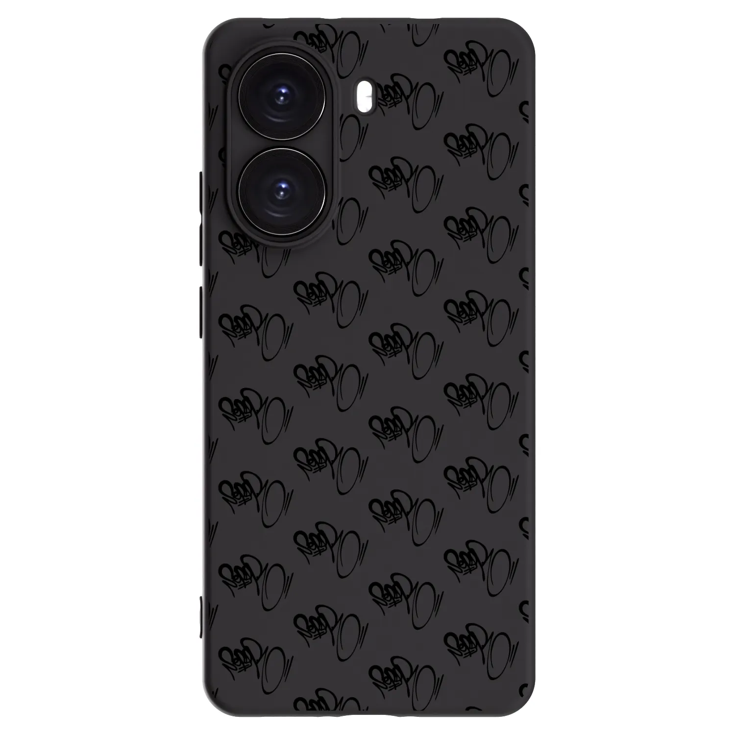 Picasee silikonový černý obal pro Xiaomi Poco X7 Pro 5G - Separ - Black On Black 1