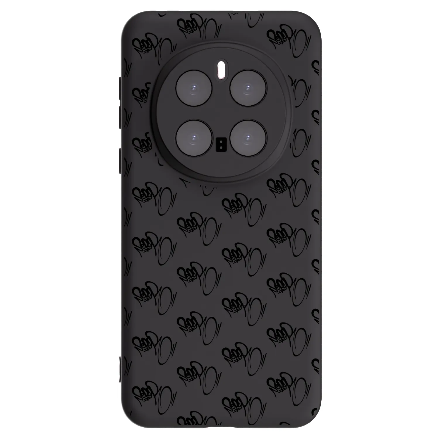 Picasee silikonový černý obal pro Honor Magic7 Pro 5G - Separ - Black On Black 1