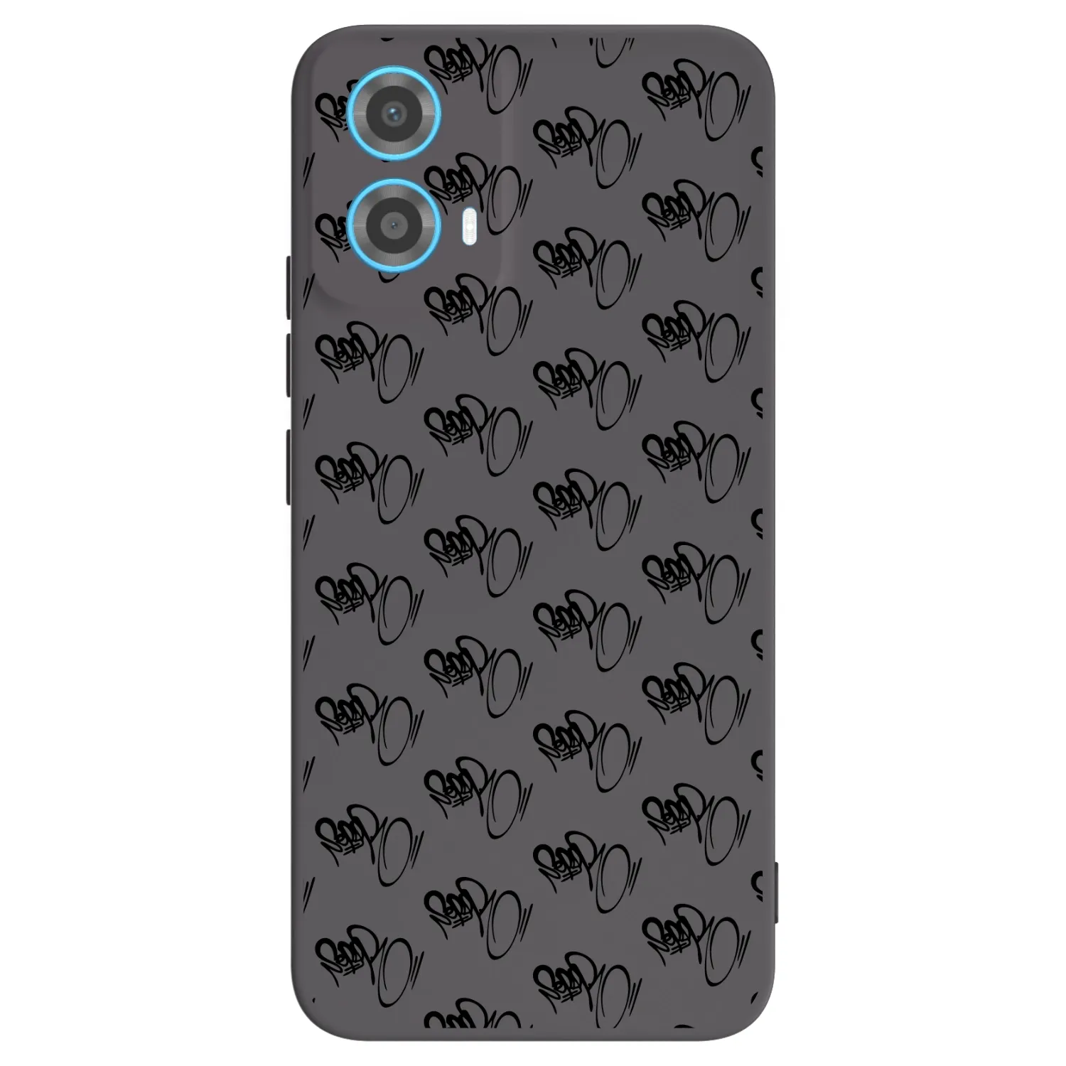 Picasee silikonový černý obal pro Motorola Moto G34 5G - Separ - Black On Black 1