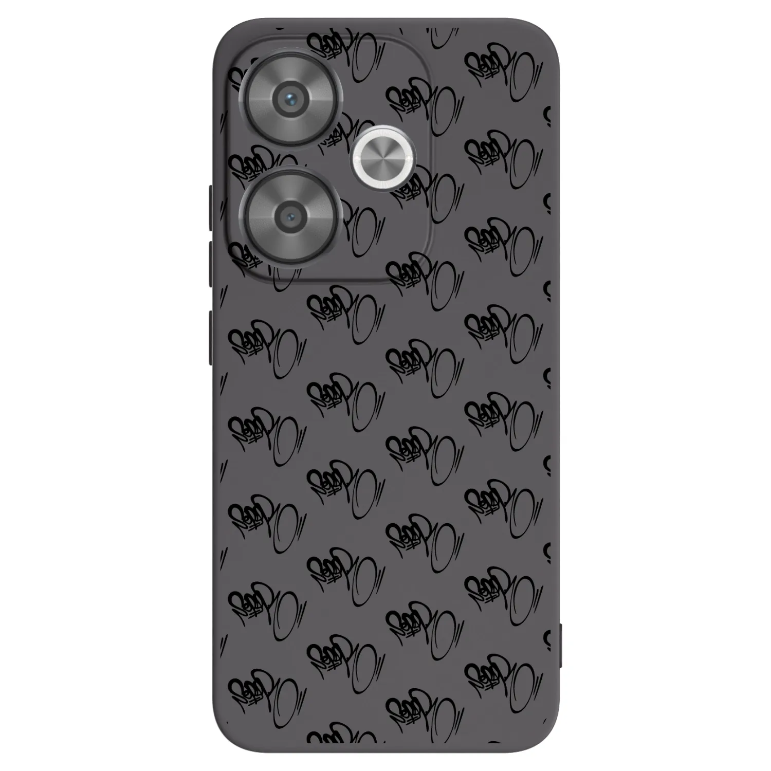 Picasee silikonový černý obal pro Xiaomi Poco F6 - Separ - Black On Black 1