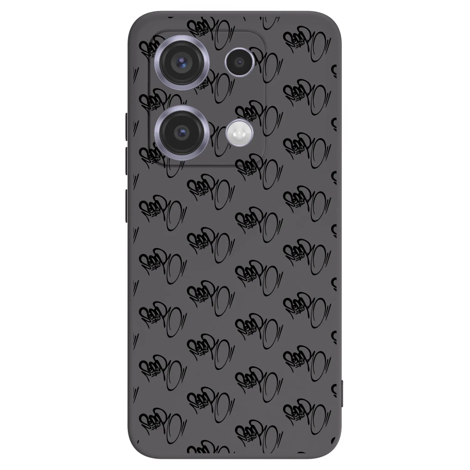 Picasee silikonový černý obal pro Xiaomi Redmi Note 14S - Separ - Black On Black 1
