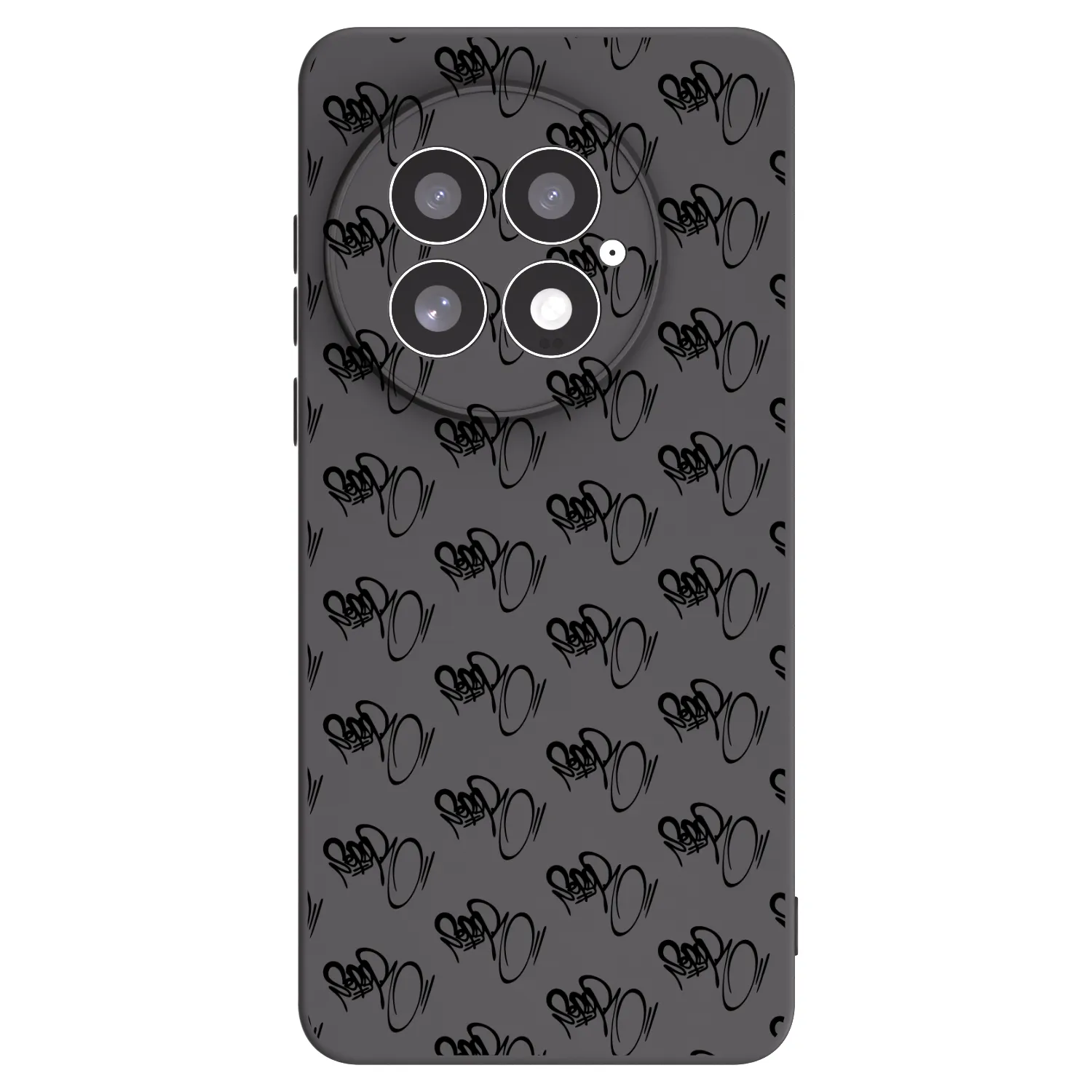Picasee silikonový černý obal pro OnePlus 13 5G - Separ - Black On Black 1