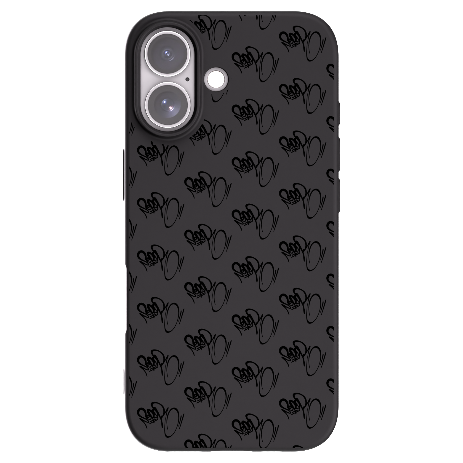 Picasee silikonový černý obal pro Apple iPhone 17 - Separ - Black On Black 1