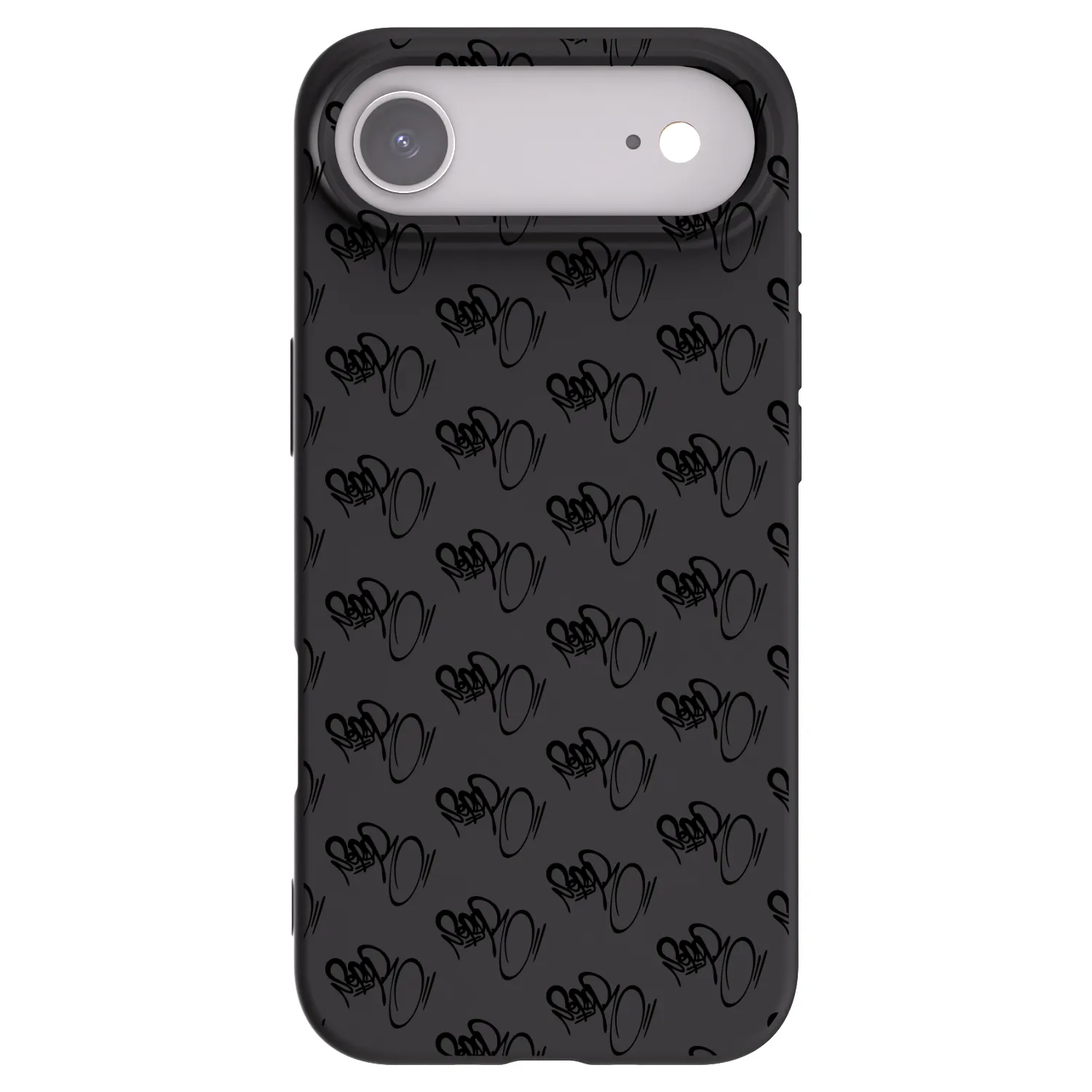 Picasee silikonový černý obal pro Apple iPhone Air - Separ - Black On Black 1