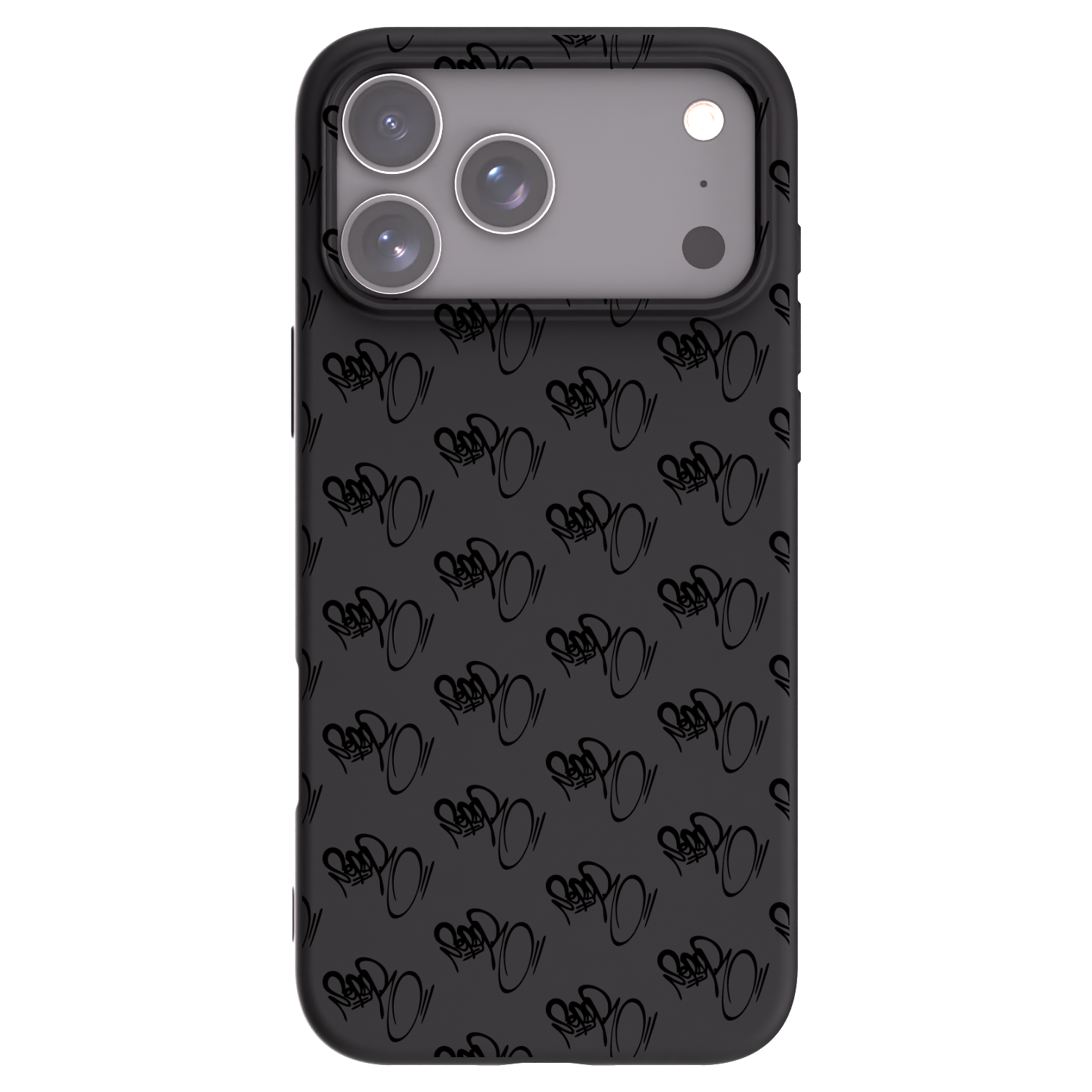 Picasee silikonový černý obal pro Apple iPhone 17 Pro Max - Separ - Black On Black 1