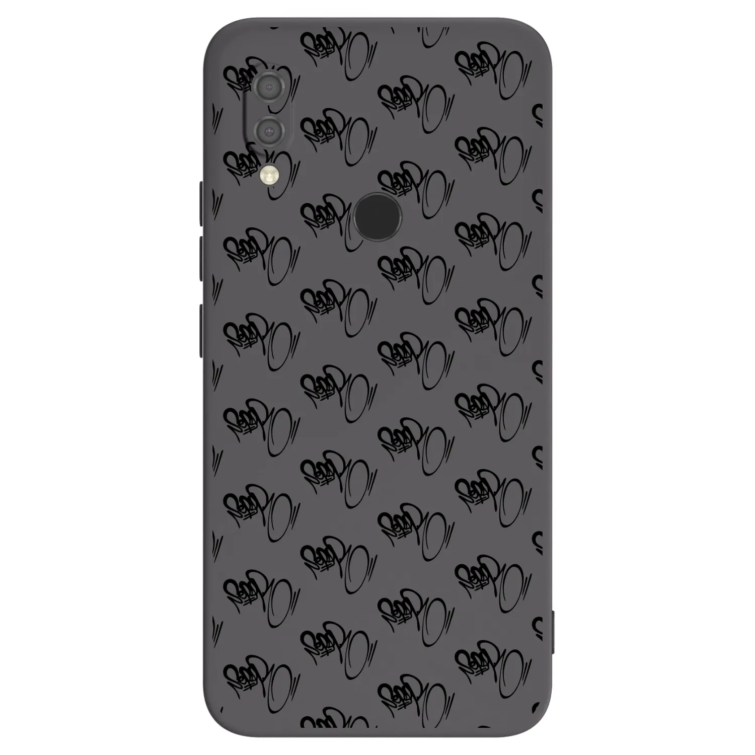 Picasee silikonový černý obal pro Xiaomi Redmi 7 - Separ - Black On Black 1