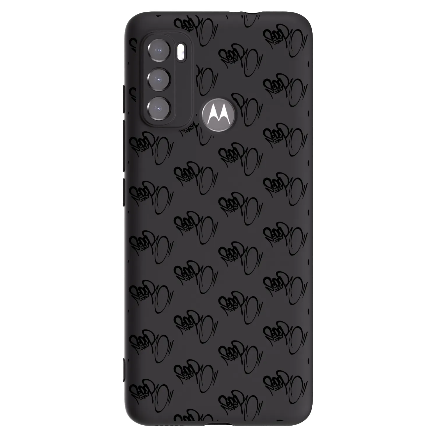 Picasee silikonový černý obal pro Motorola Edge 60 5G - Separ - Black On Black 1