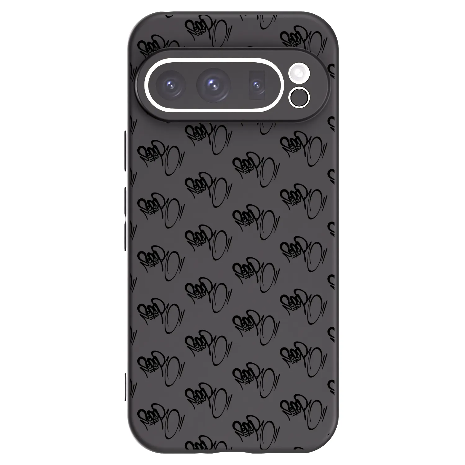 Picasee silikonový černý obal pro Google Pixel 9 Pro XL - Separ - Black On Black 1