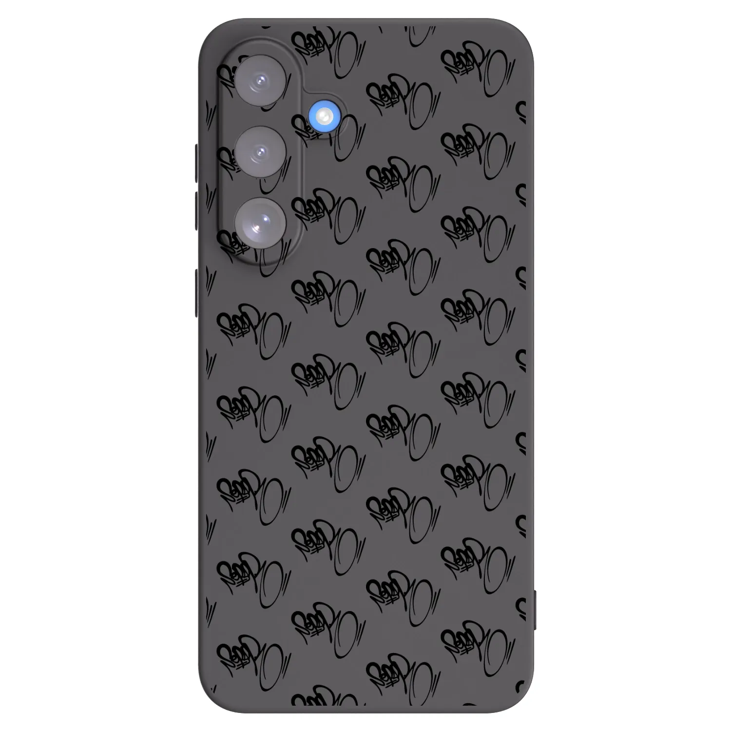 Picasee silikonový černý obal pro Samsung Galaxy S25 FE 5G - Separ - Black On Black 1