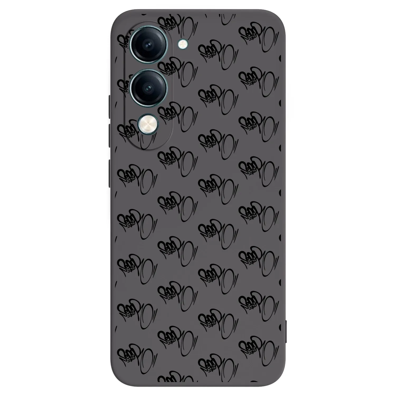 Picasee silikonový černý obal pro Vivo Y29s 5G - Separ - Black On Black 1