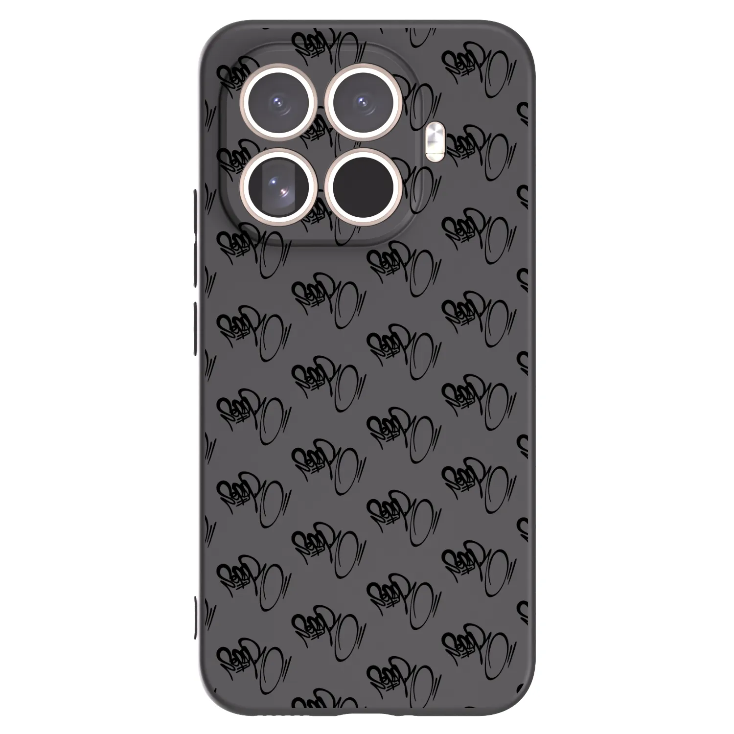 Picasee silikonový černý obal pro Xiaomi 15T Pro - Separ - Black On Black 1