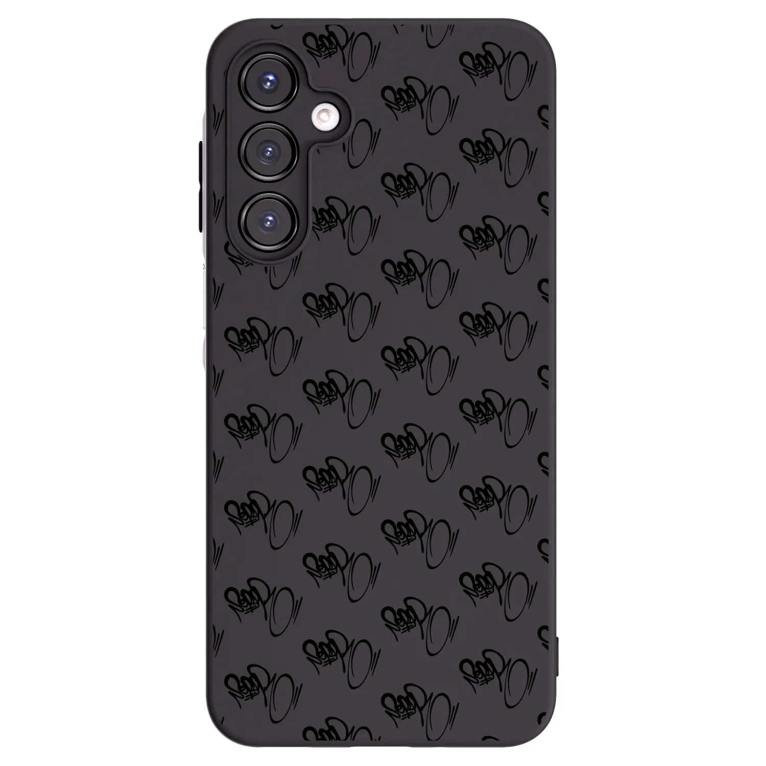 Picasee silikonový černý obal pro Samsung Galaxy A16 4G - Separ - Black On Black 1