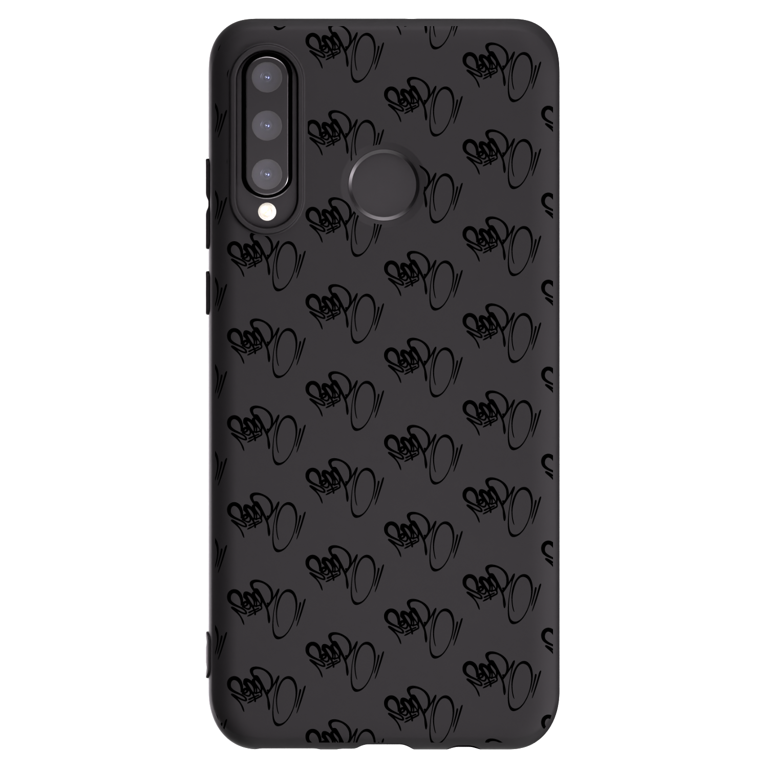 Picasee silikonový černý obal pro Huawei P30 Lite - Separ - Black On Black 1