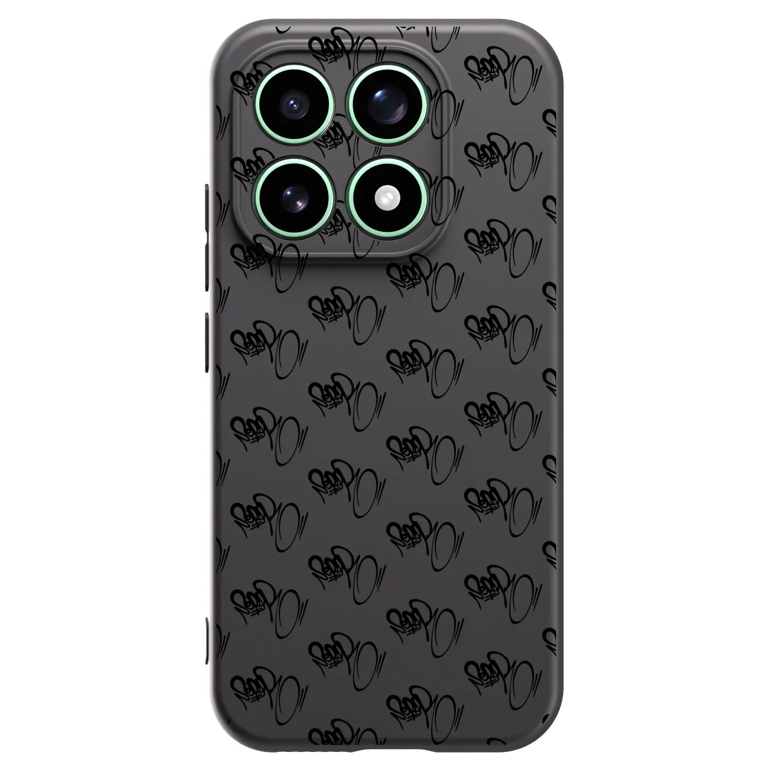 Picasee silikonový černý obal pro Xiaomi 17 - Separ - Black On Black 1