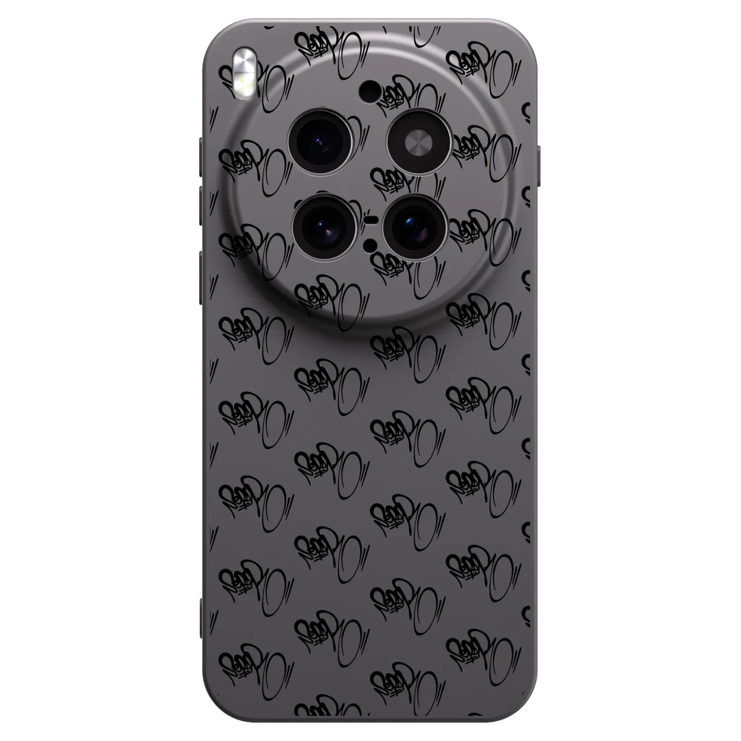 Picasee silikonový černý obal pro Vivo X300 Pro - Separ - Black On Black 1