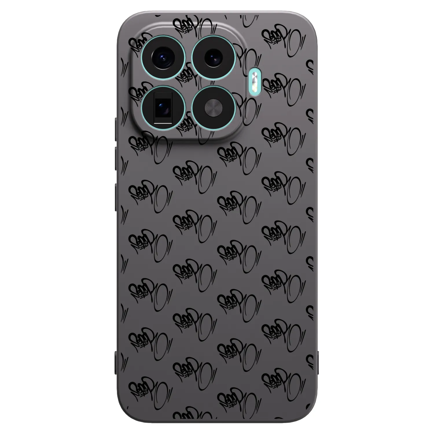 Picasee silikonový černý obal pro Xiaomi 17T Pro - Separ - Black On Black 1