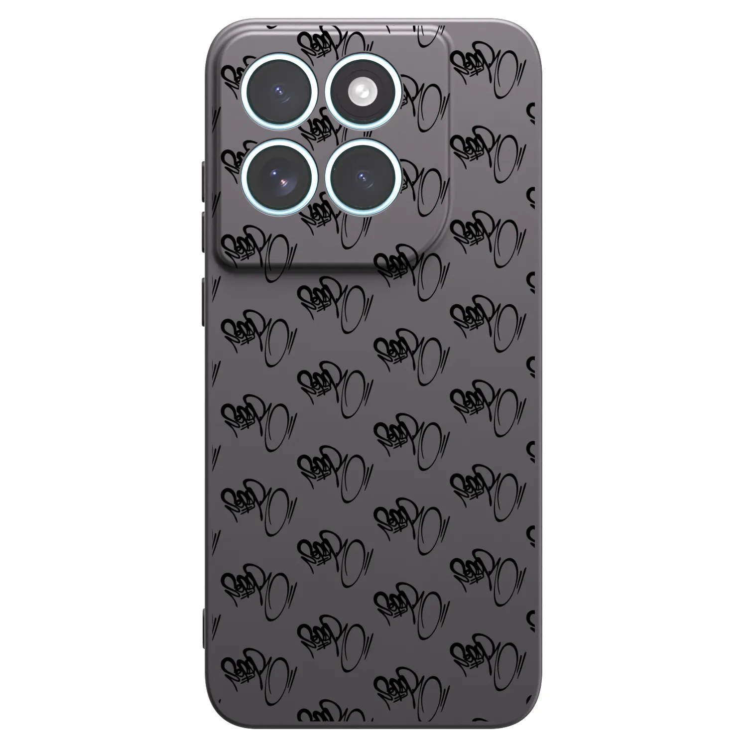 Picasee silikonový černý obal pro Motorola Edge 70 Fusion - Separ - Black On Black 1