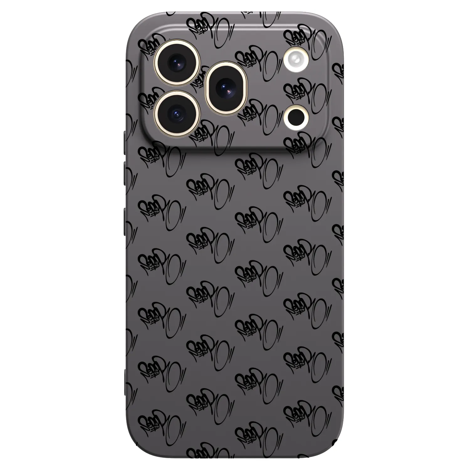 Picasee silikonový černý obal pro Honor 600 Pro - Separ - Black On Black 1
