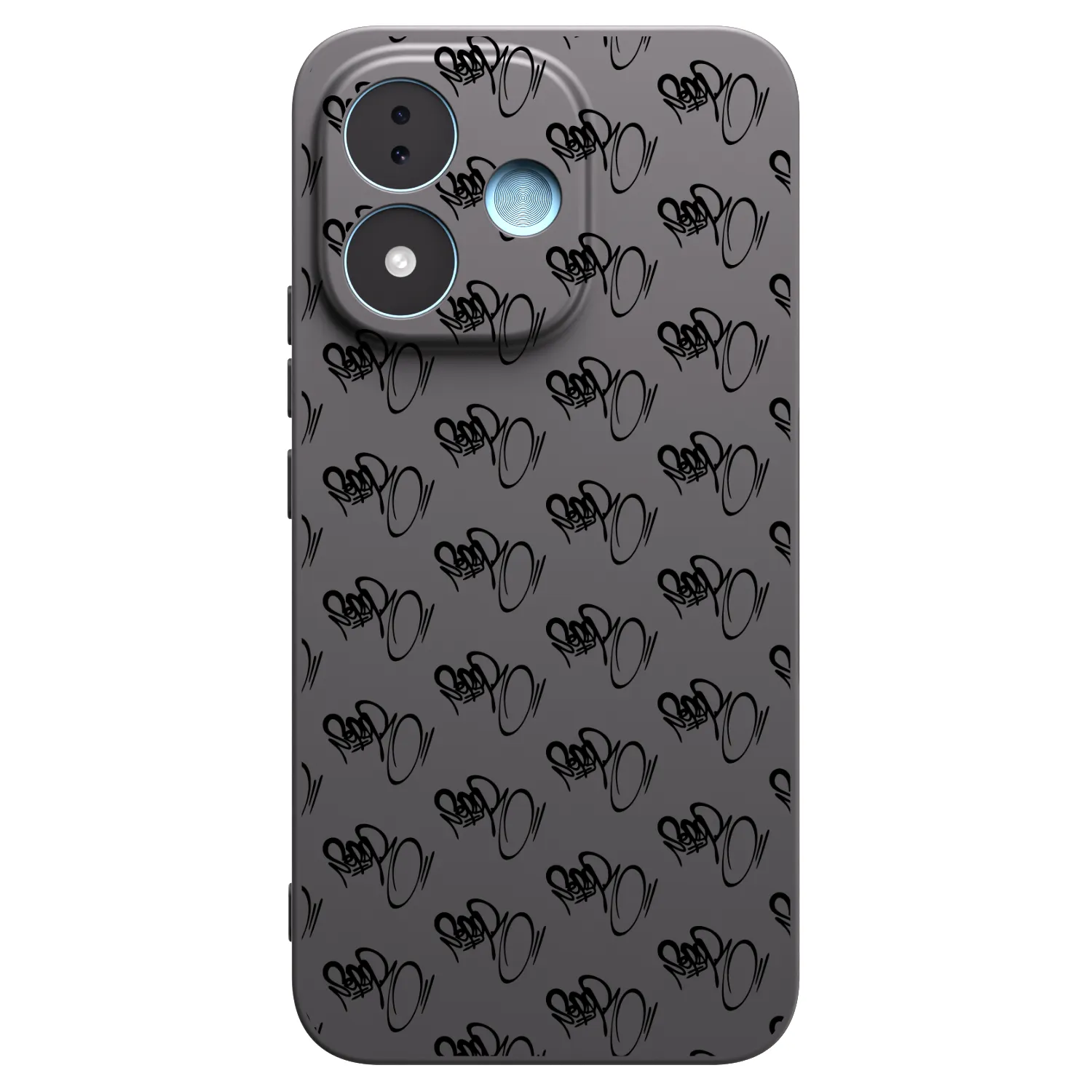 Picasee silikonový černý obal pro Xiaomi Redmi Note 17 5G - Separ - Black On Black 1