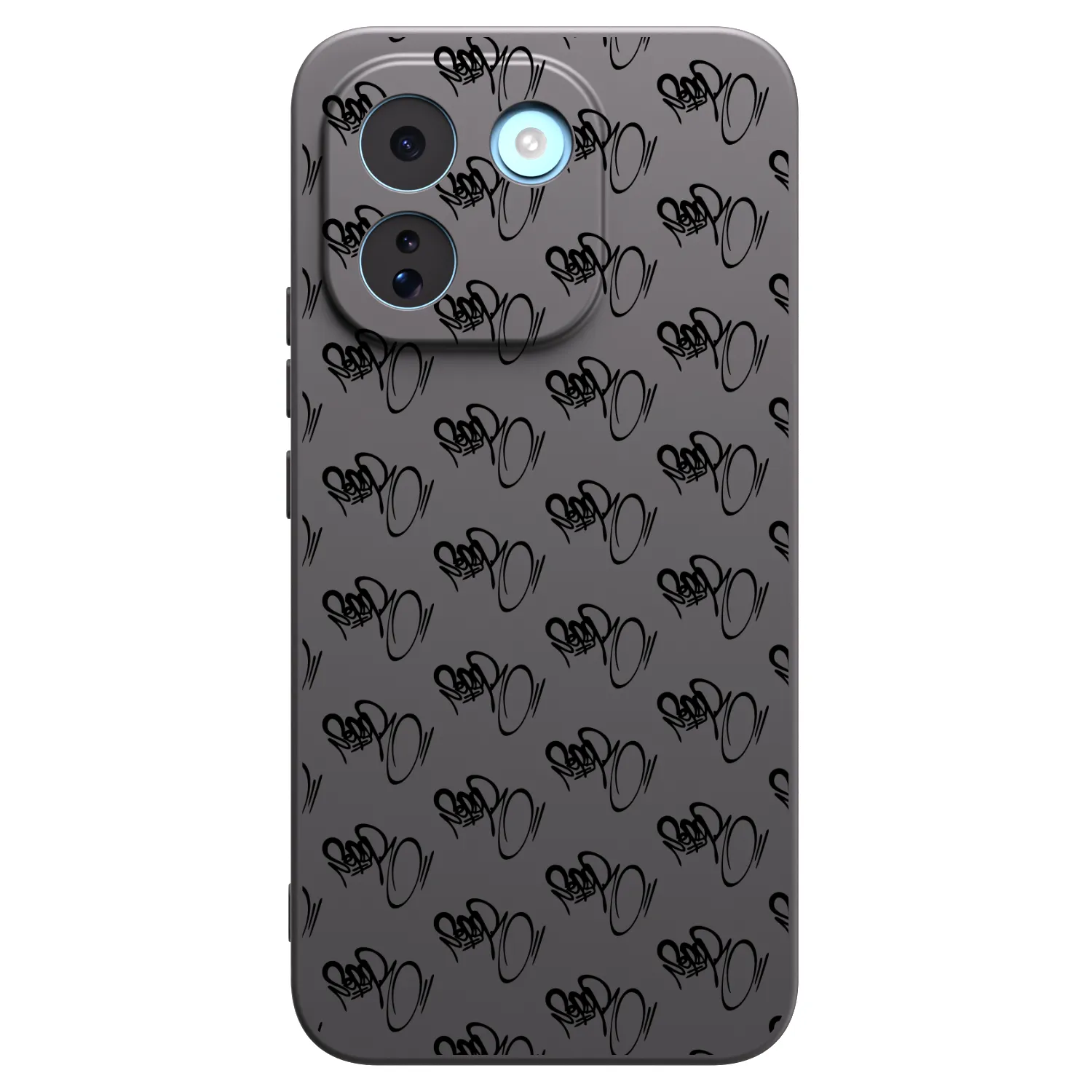 Picasee silikonový černý obal pro Xiaomi Redmi Note 17 Pro MAX 5G - Separ - Black On Black 1