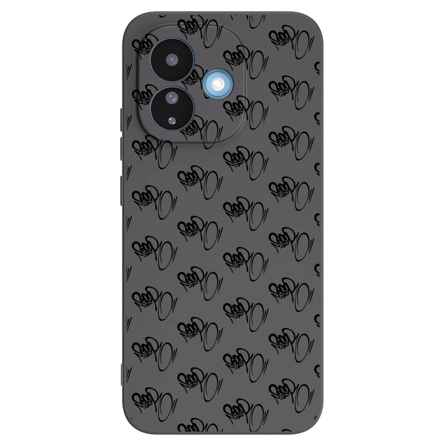 Picasee silikonový černý obal pro Xiaomi Redmi Note 17 Pro 5G - Separ - Black On Black 1
