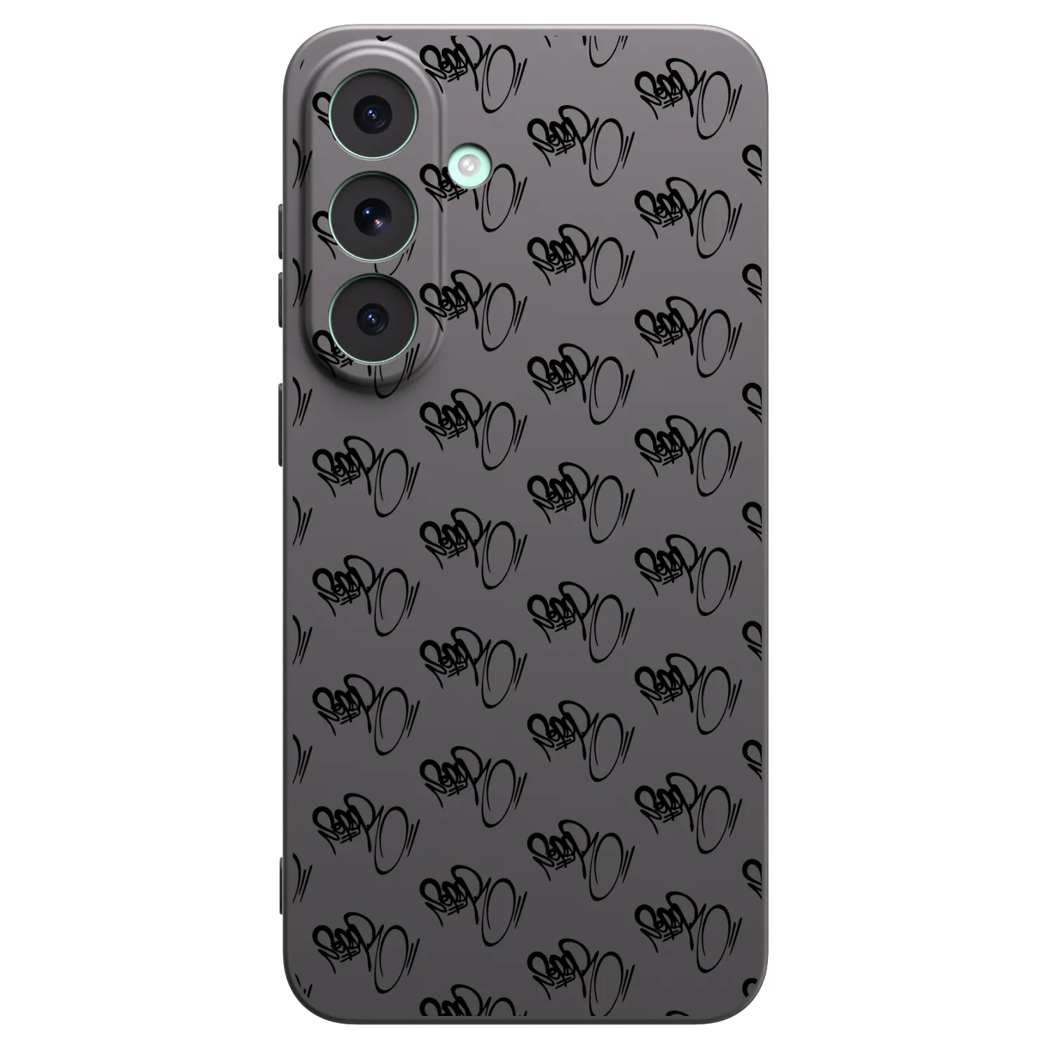 Picasee silikonový černý obal pro Samsung Galaxy S26 FE - Separ - Black On Black 1