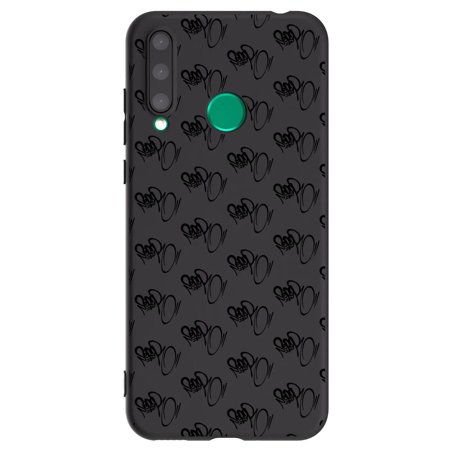 Picasee silikonový černý obal pro Honor 20 Lite - Separ - Black On Black 1