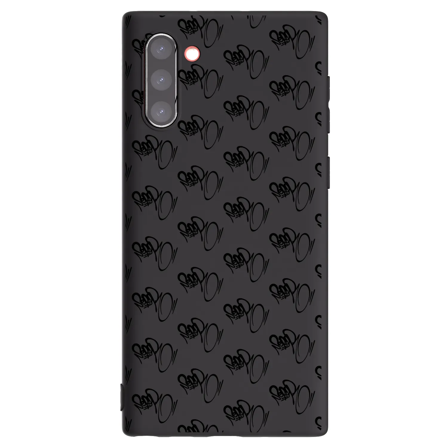 Picasee silikonový černý obal pro Samsung Galaxy Note 10 N970F - Separ - Black On Black 1