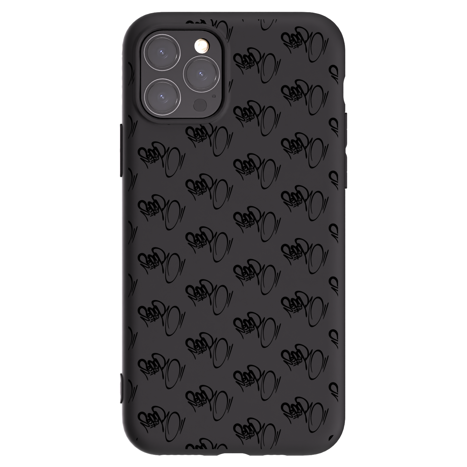 Picasee silikonový černý obal pro Apple iPhone 11 Pro - Separ - Black On Black 1