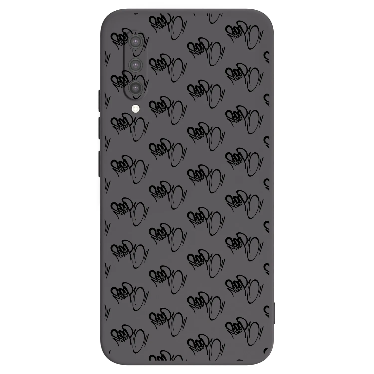 Picasee silikonový černý obal pro Xiaomi Mi 9 Lite - Separ - Black On Black 1