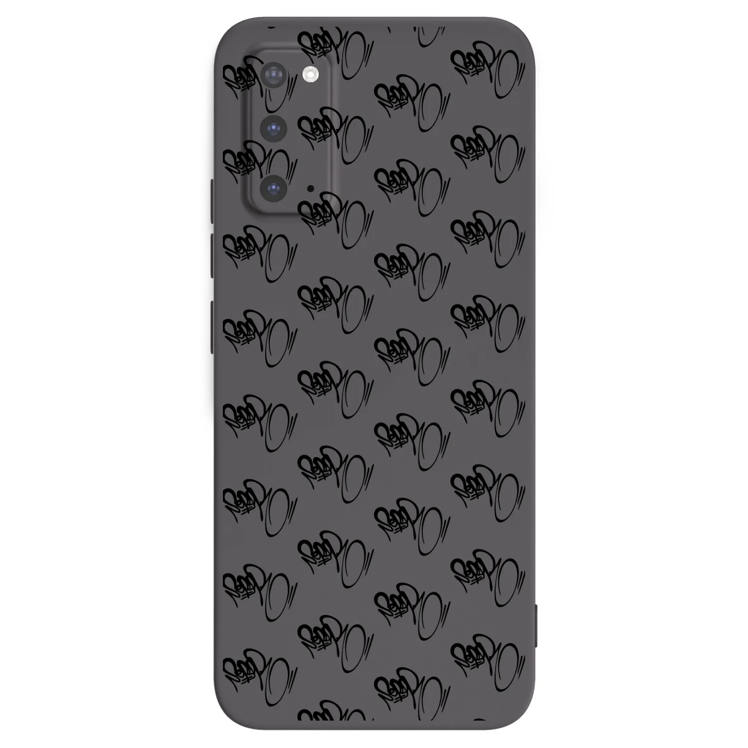 Picasee silikonový černý obal pro Samsung Galaxy S20 G980F - Separ - Black On Black 1