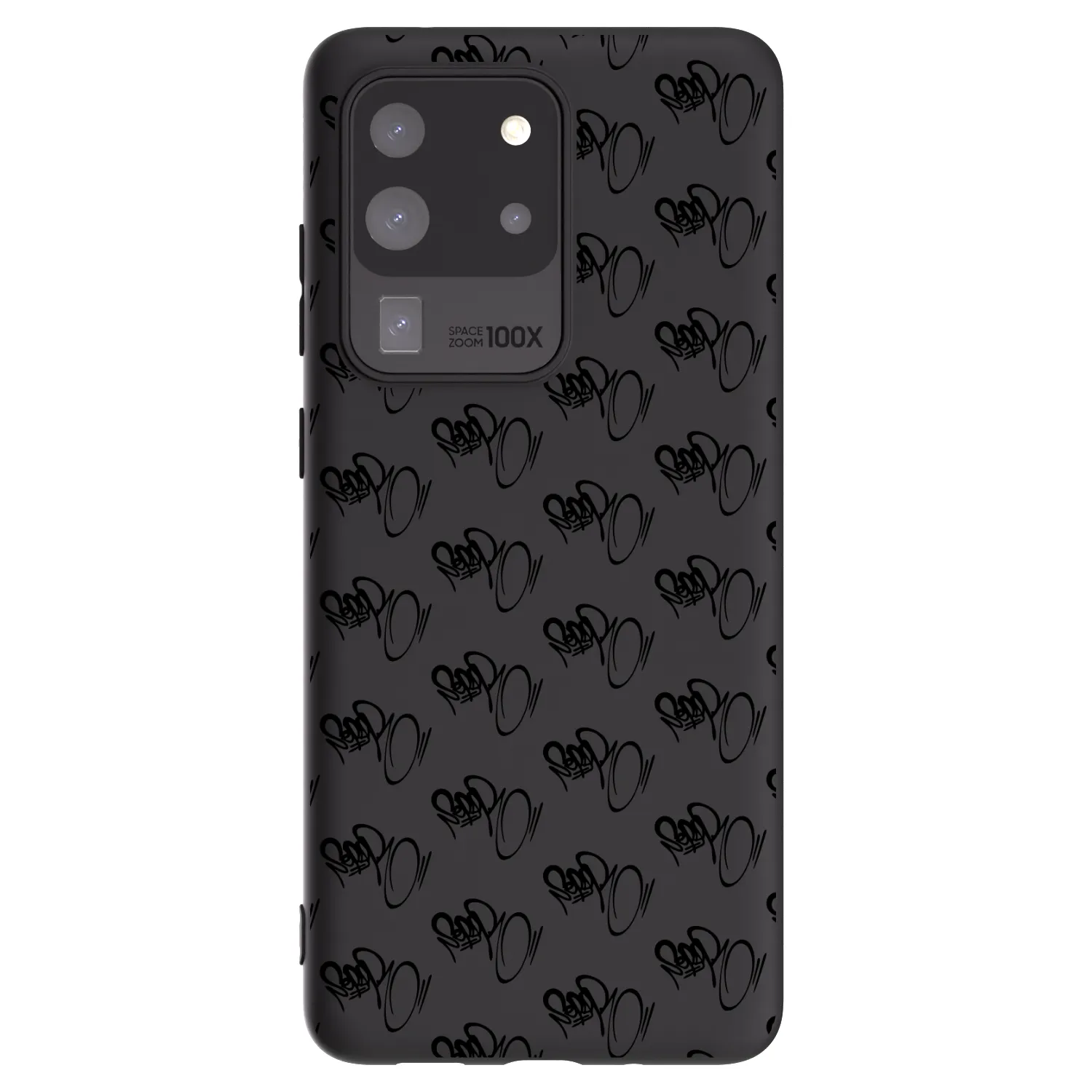 Picasee silikonový černý obal pro Samsung Galaxy S20 Ultra 5G G988F - Separ - Black On Black 1