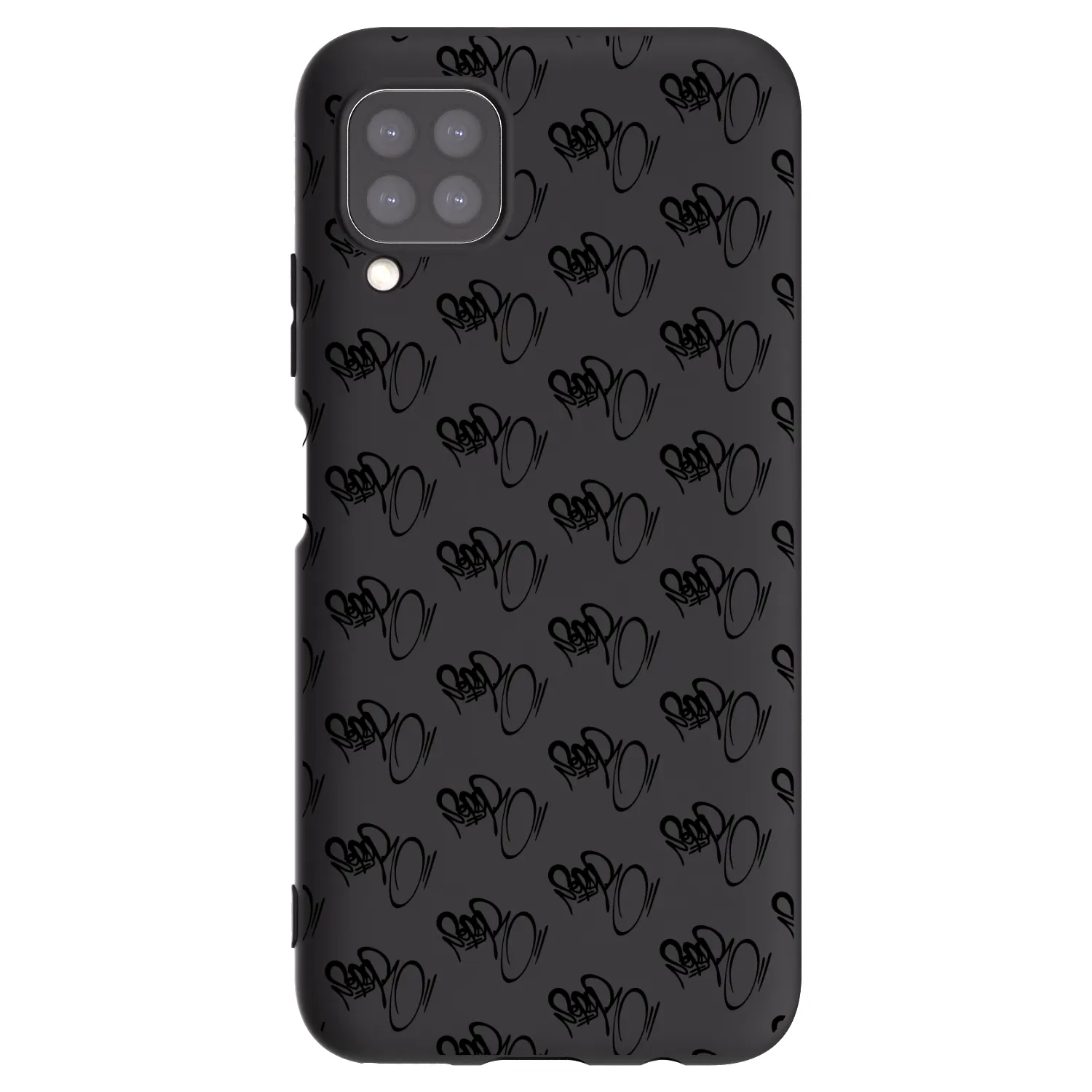 Picasee silikonový černý obal pro Huawei P40 Lite - Separ - Black On Black 1