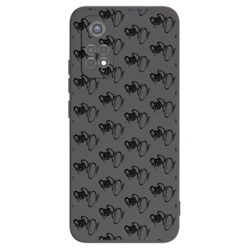 Picasee silikonový černý obal pro Xiaomi Redmi Note 11S 5G - Separ - Black On Black 1