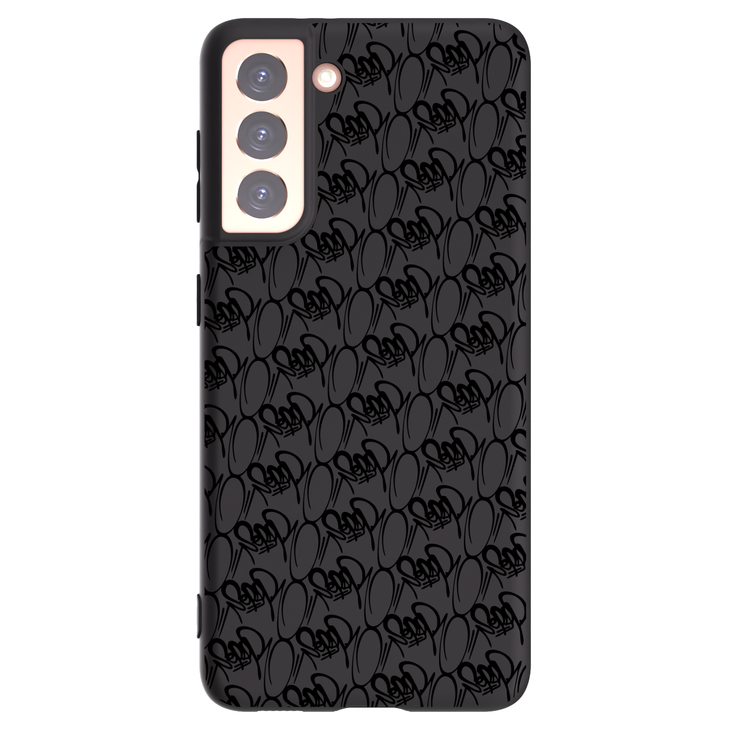 Picasee silikonový černý obal pro Samsung Galaxy S21 5G G991B - Separ - Black On Black 2