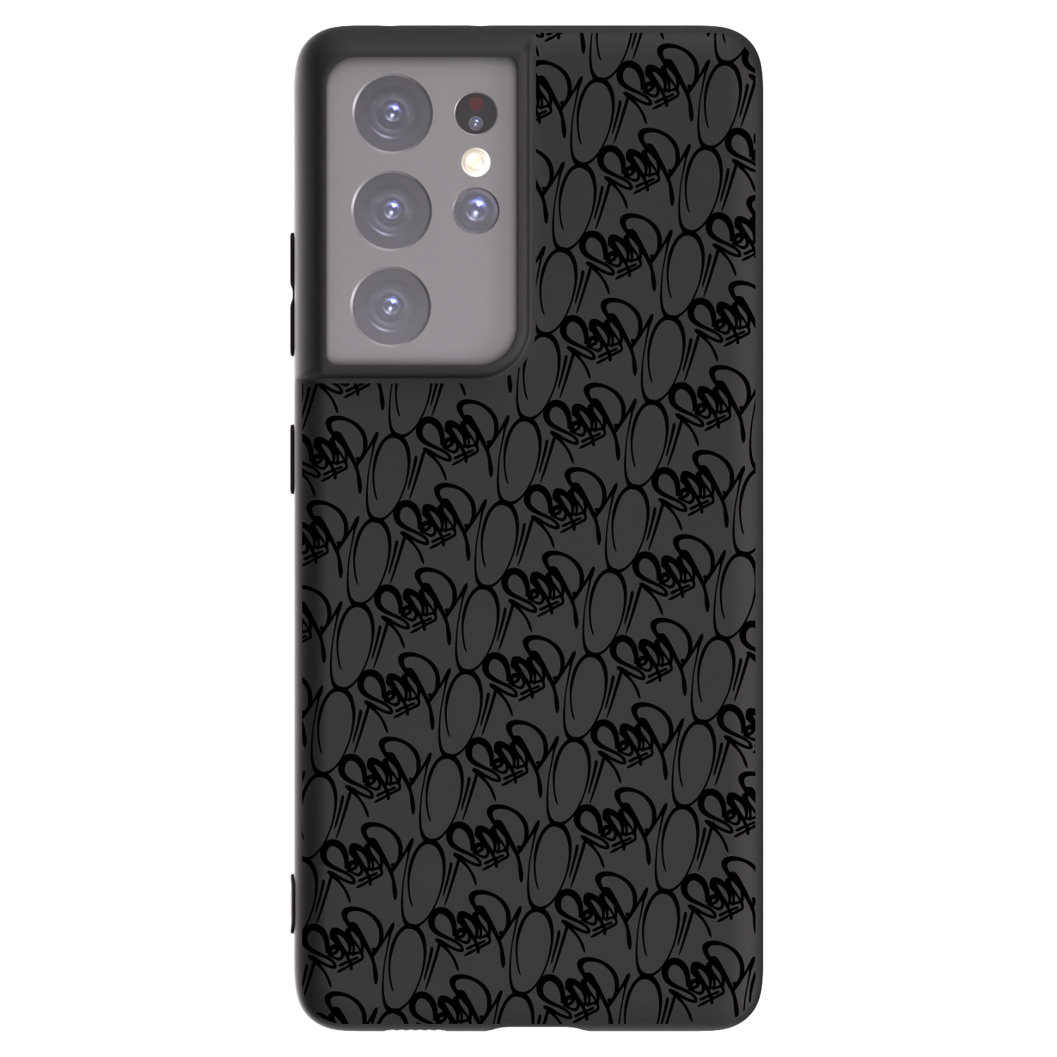 Picasee silikonový černý obal pro Samsung Galaxy S21 Ultra 5G G998B - Separ - Black On Black 2