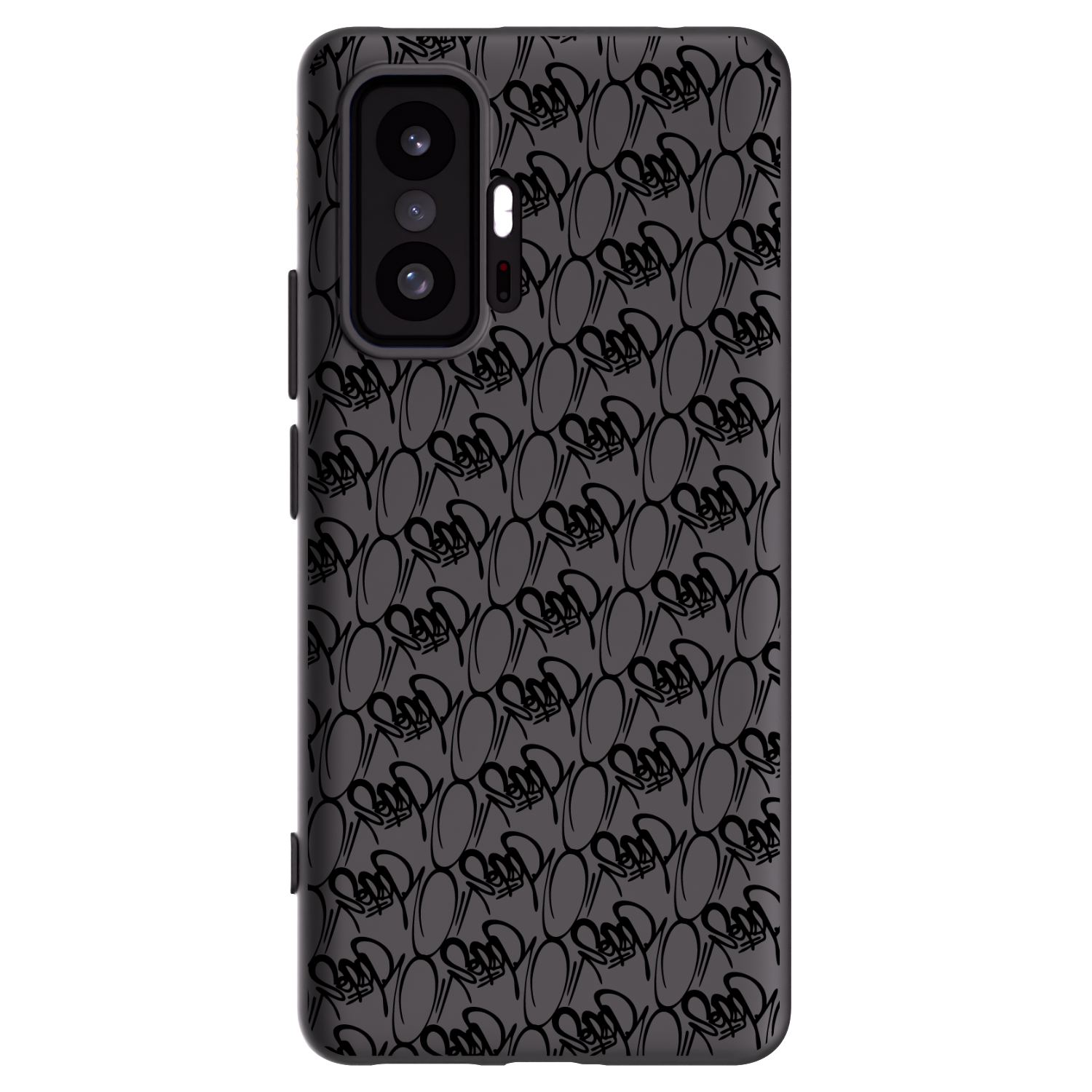 Picasee silikonový černý obal pro Xiaomi 11T Pro - Separ - Black On Black 2