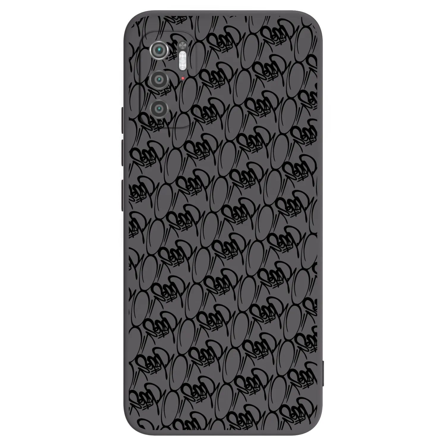 Picasee silikonový černý obal pro Xiaomi Poco M3 Pro 5G - Separ - Black On Black 2