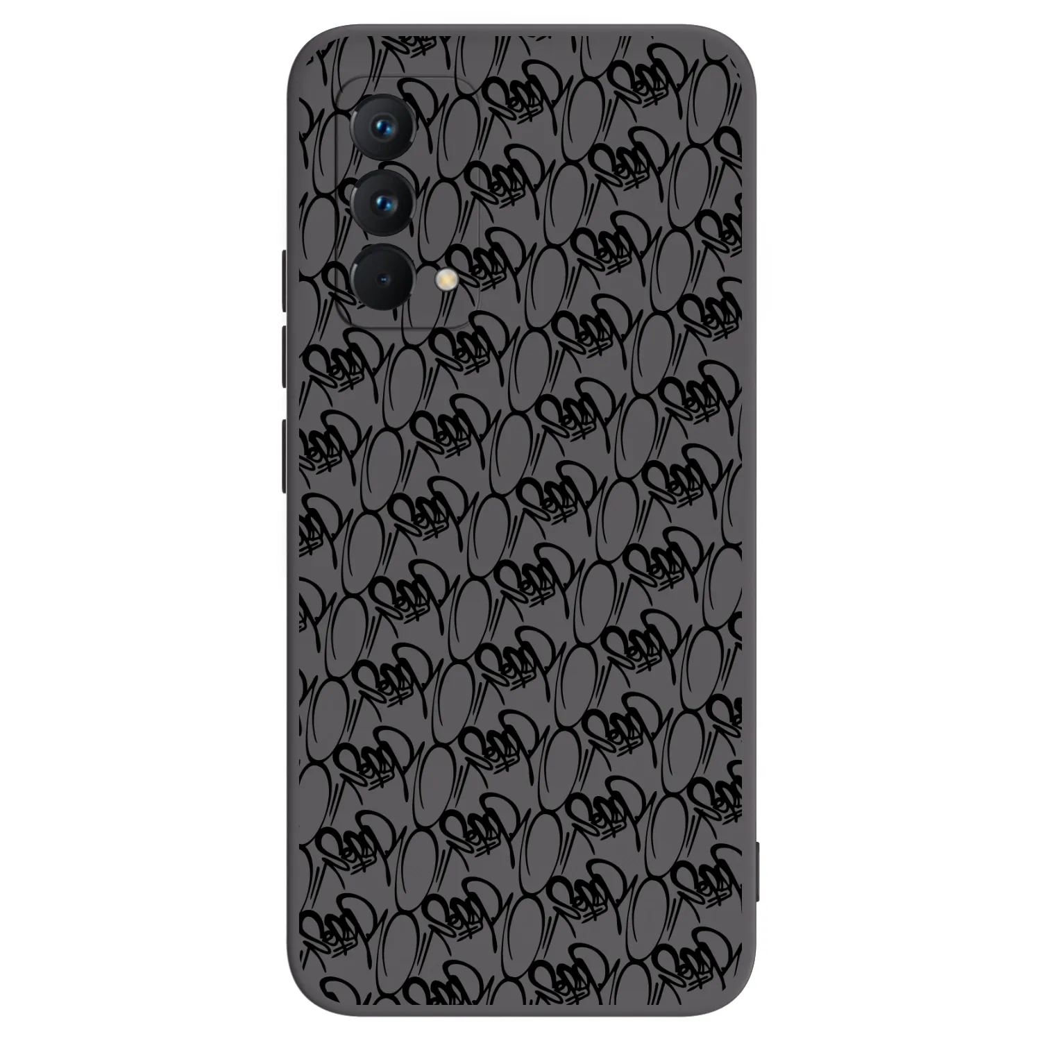 Picasee silikonový černý obal pro Realme GT Master Edition 5G - Separ - Black On Black 2
