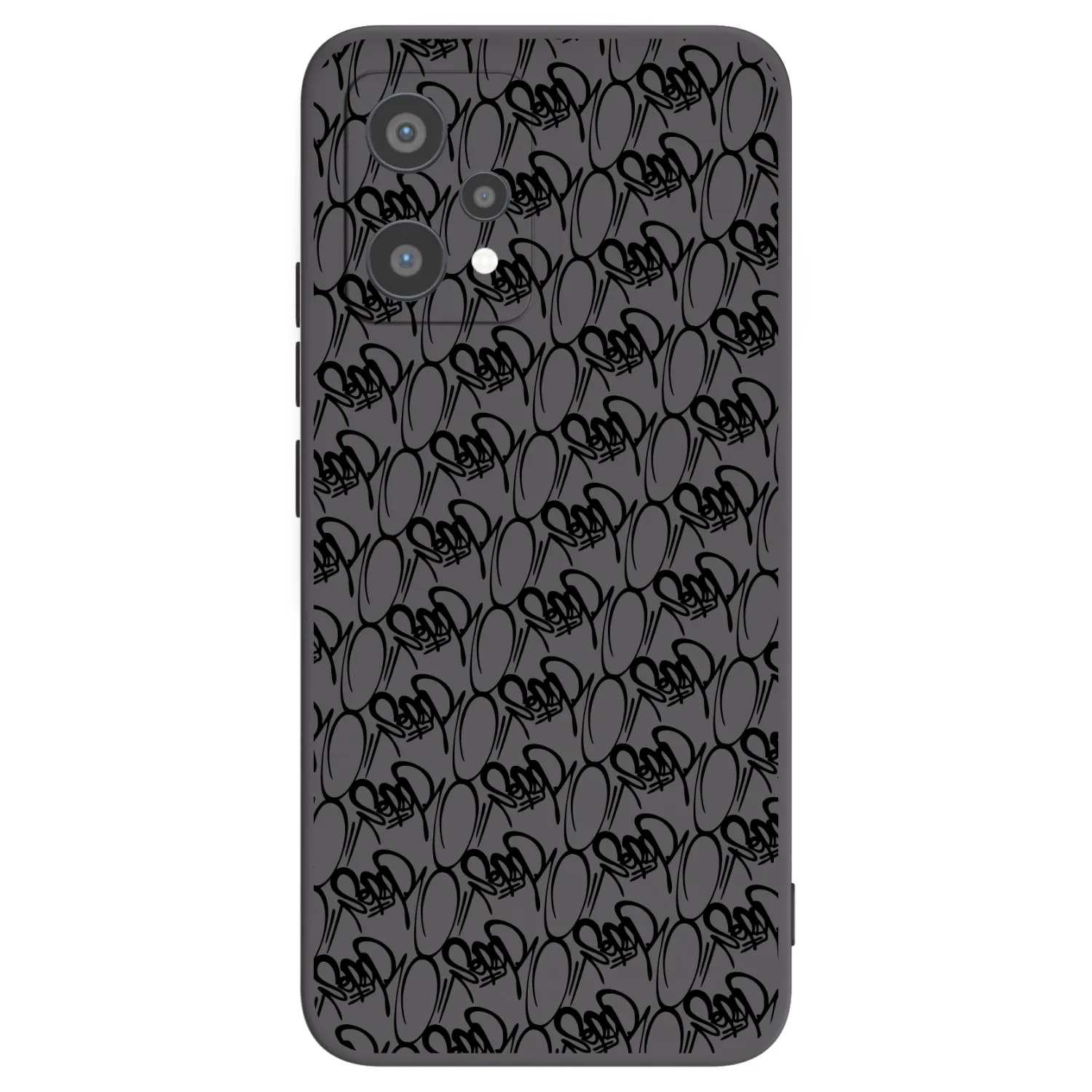 Picasee silikonový černý obal pro Realme 9 Pro 5G - Separ - Black On Black 2
