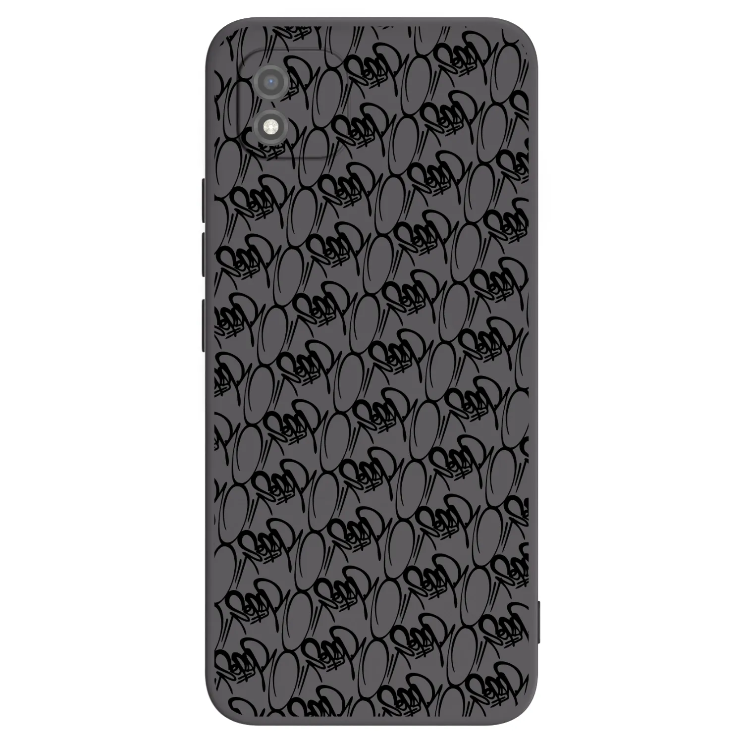 Picasee silikonový černý obal pro Realme C11 (2021) - Separ - Black On Black 2