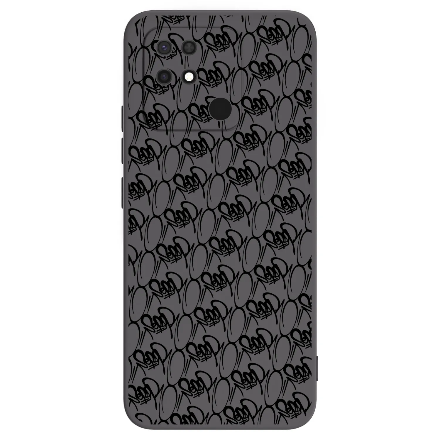 Picasee silikonový černý obal pro Xiaomi Redmi 10C - Separ - Black On Black 2