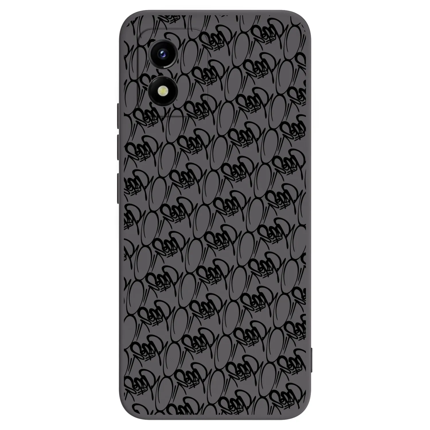 Picasee silikonový černý obal pro Vivo Y01 - Separ - Black On Black 2