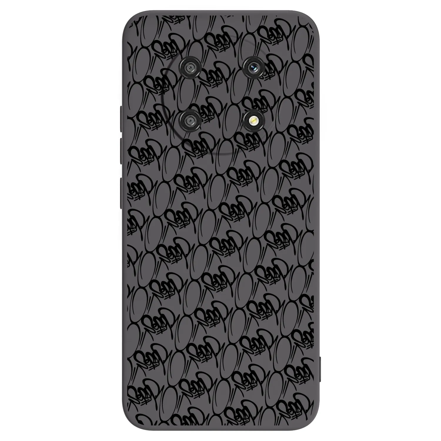 Picasee silikonový černý obal pro Honor Magic4 Lite 5G - Separ - Black On Black 2