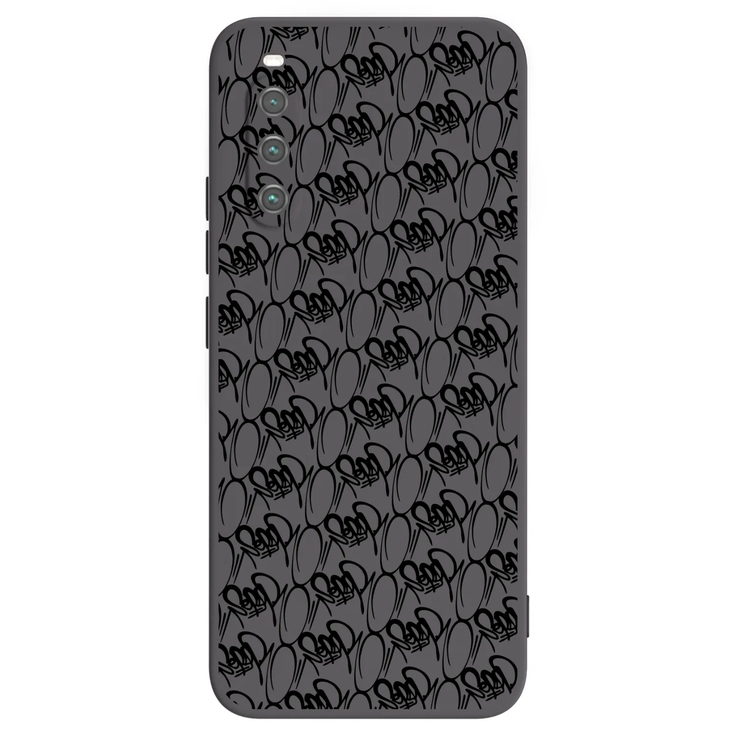 Picasee silikonový černý obal pro Sony Xperia 10 IV 5G - Separ - Black On Black 2